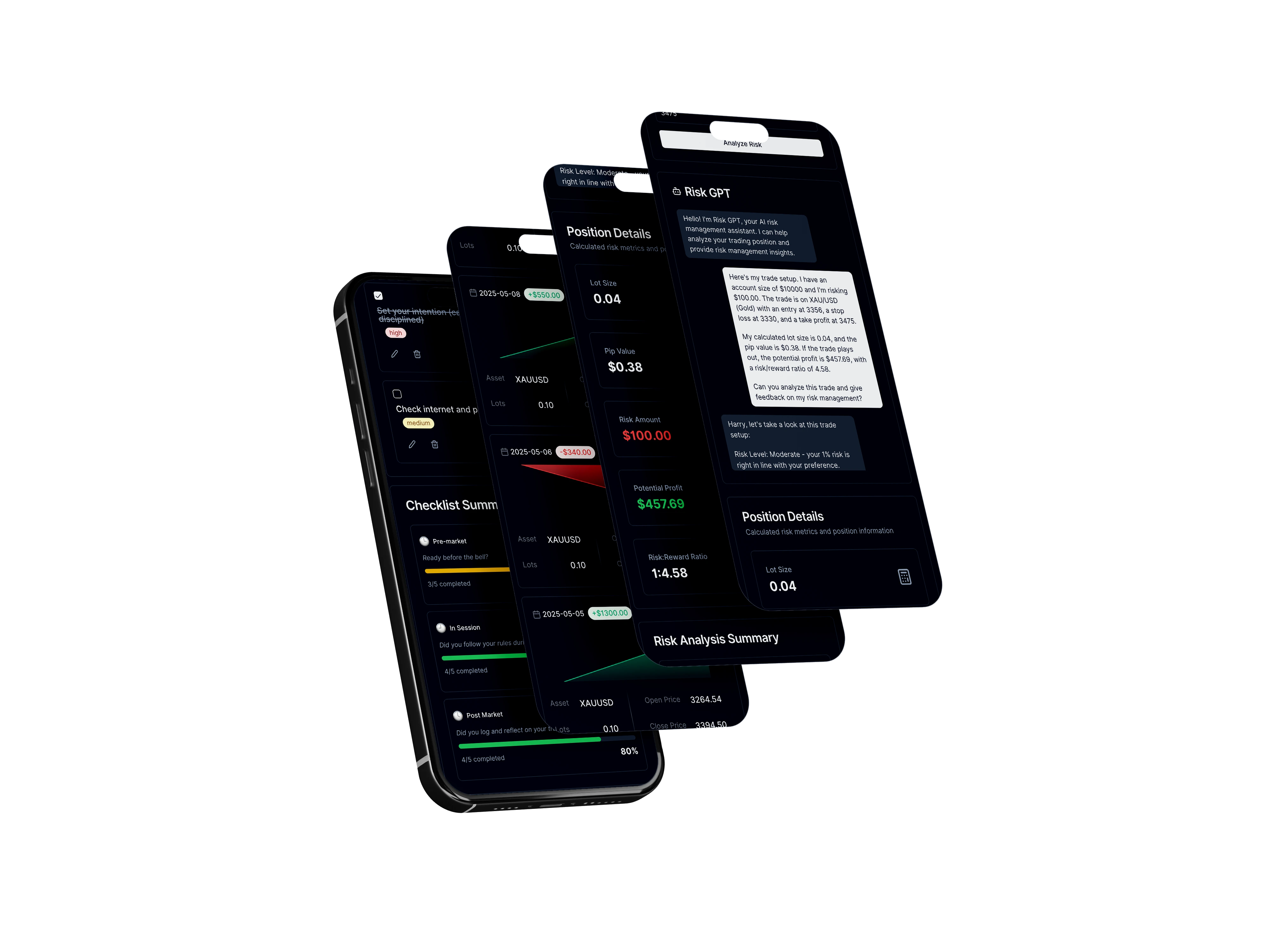 Tradzy mobile app interface